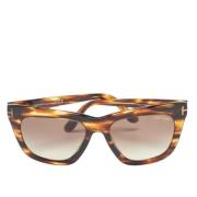 Pre-owned Acetate sunglasses Tom Ford Pre-owned , Brown , Dames