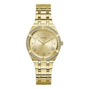 Elegante Cosmo Gouden Horloge Guess , Yellow , Dames