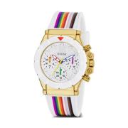 Regenboog Silicone Active Life Horloge Guess , Multicolor , Dames