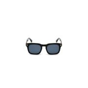 Stijlvolle zonnebril voor mannen Tom Ford , Black , Unisex