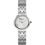 Signature Dames Quartz Horloge Salvatore Ferragamo , Gray , Dames