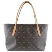 Pre-owned Canvas totes Louis Vuitton Vintage , Brown , Dames