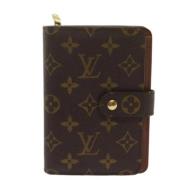 Pre-owned Canvas wallets Louis Vuitton Vintage , Brown , Dames