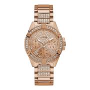 Multifunctionele Lady Frontier Roségoud Horloge Guess , Pink , Dames