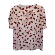 Pre-owned Silk tops Miu Miu Pre-owned , Multicolor , Dames