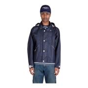 Lichtgewicht Katoenmix Jas Stone Island , Blue , Heren