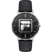 Heren Leren Horloge Filastyle 38-108-002 Fila , Black , Heren