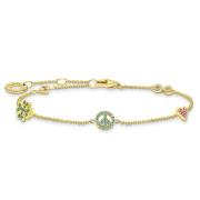 Symbolisch Gouden Bedelarmband Thomas Sabo , Yellow , Dames