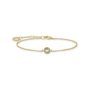 Goud Glas Keramiek Steen Armband Thomas Sabo , Yellow , Dames