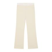 Lage taille broek Patrizia Pepe , Beige , Dames