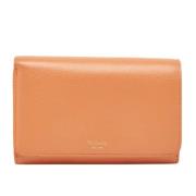 Pre-owned Leather wallets Mulberry Pre-owned , Orange , Dames