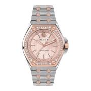 Extreme Crystal Regenboog Horloge Philipp Plein , Pink , Dames
