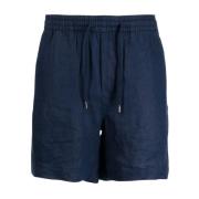 Navy Shorts voor Mannen Ss24 Ralph Lauren , Blue , Heren
