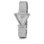 Triangle Fame Roestvrijstalen Horloge Guess , Gray , Dames