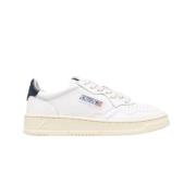 80s Casual Style Witte Leren Sneakers Autry , White , Heren