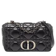 Pre-owned Leather dior-bags Dior Vintage , Black , Dames