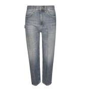 Modieuze Broek Dondup , Blue , Dames