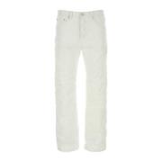 Stijlvolle witte denim jeans Purple Brand , White , Heren
