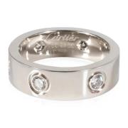 Pre-owned White Gold rings Cartier Vintage , Gray , Dames