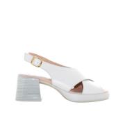 Witte hak sandalen Callaghan , White , Dames