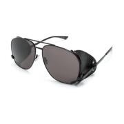 SL 653 Leon Leather Spoiler 002 Sunglasses Saint Laurent , Black , Her...