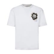 Nachtbloem Grafisch Wit T-shirt Calvin Klein , White , Heren