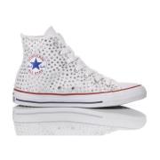 Handgemaakte Witte Sneakers voor Vrouwen Converse , Multicolor , Dames