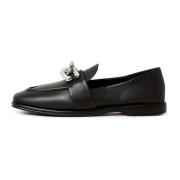 Luxe Platform Loafers - Zwart Cesare Gaspari , Black , Dames