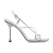 Sandalettes met hak Etana Jimmy Choo , Gray , Dames