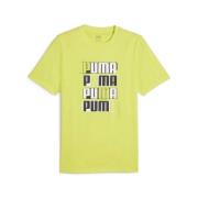 Logo Lab Heren T-shirt Puma , Green , Heren