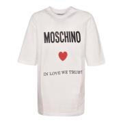 Stijlvolle T-shirts en Polos Moschino , White , Heren