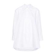 Witte Poplin Klassieke Overhemd Jil Sander , White , Dames