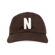 Pet met klep Norse Projects , Brown , Heren