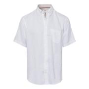 Short Sleeve Shirts Brax , White , Heren