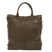 Pre-owned Leather handbags Balenciaga Vintage , Brown , Dames