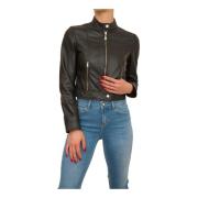 Zwarte Motorjas Liu Jo , Black , Dames