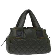 Pre-owned Fabric handbags Chanel Vintage , Green , Dames