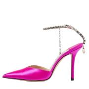 Pre-owned Satin heels Jimmy Choo Pre-owned , Pink , Dames