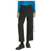 Getailleerde broek met verstelbare bandjes Song for the Mute , Black ,...