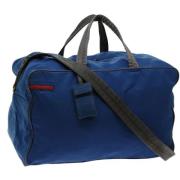 Pre-owned Fabric travel-bags Prada Vintage , Blue , Dames