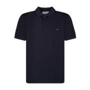 Night Sky Polo Shirt met Logo Calvin Klein , Blue , Heren