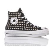 Handgemaakte Zwarte Sneakers voor Vrouwen Converse , Black , Dames