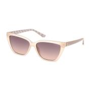 Cat-Eye Zonnebril Guess , Beige , Dames