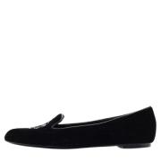 Pre-owned Velvet flats Alexander McQueen Pre-owned , Black , Dames