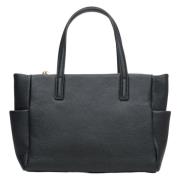 Dames Zwarte Shopper Tas gemaakt van Premium Italiaans Echt Leer Er001...