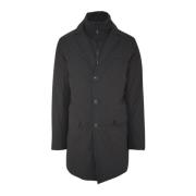 Zwarte Blazer Stijl Jas Aw22 Save The Duck , Black , Heren