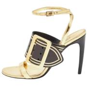 Pre-owned Leather sandals Burberry Vintage , Multicolor , Dames