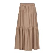 Gypsy Rok met Ruchedetail Co'Couture , Beige , Dames