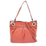 Pre-owned Leather totes Coach Pre-owned , Orange , Dames