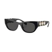 Black/Dark Grey Sunglasses Sk6024 Swarovski , Black , Dames